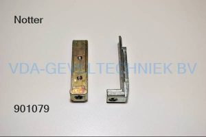 Notter alu Kozijndeel onderscharnier