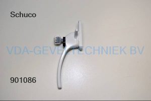 Schuco Cockspur afsluitbare hefboom 12mm wit