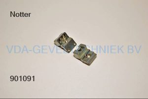 Notter alu Sluitstuk klembaar