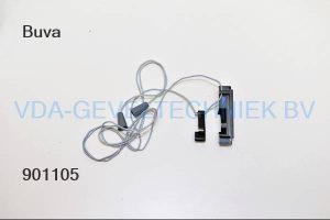 Buva Hendel+geleider met koord SusStream, links zwart.