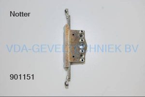 Notter alu Inbouw-espagnolet getriebe doorn 29 mm.