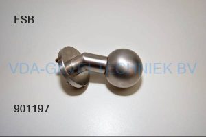 FSB Doorgezette vaste deurknop op 55x93 MM Knop 50MM
H.o