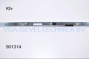 KFV stolpsluitlijst BS60-733-2ERQ-B298 10-10 Rechts