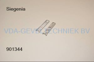 Siegenia afdekkap kozijndeel zilver FKEO0010