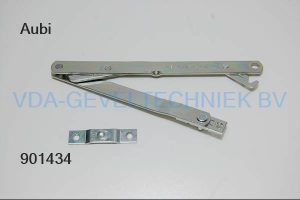 Aubi Siegenia raamvastzetter/uitzetschaar links