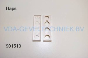 Haps opvulplaatje t.b.v. 2-delig scharnier