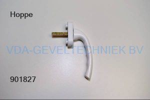 Hoppe raamkruk/raamgreep 0710/U26 wit stift 32x7