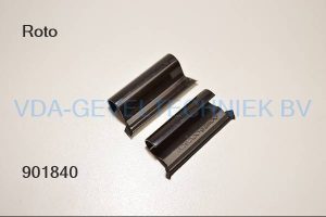 Roto NT / Centro afdekkap K R04.4 Zwart/Bruin voor schaararm. 230247