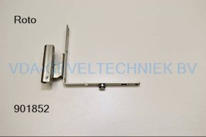 Roto onderscharnier (Ecklager) vleugeldeel 12/18-9 Links