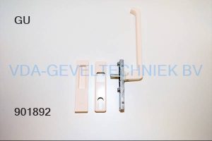 GU onderdeel HS greep met cilindergat incl. komgreep creme