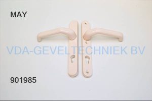 HVN MAY deurkruk paar op smalschild Bi/Bu 2018 6011-BI PZ92 MASSIEF CREME