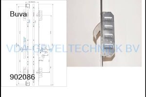 Buva meerpuntssluiting 7220 55/72/20-2090 type (uitlopend artikel)