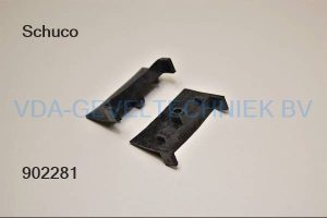 Schuco alu rubberen afdekkap
