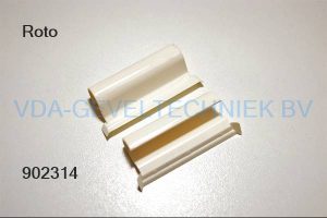 Roto NT / Centro afdekkap K Ral9001 Creme voor schaararm. 254438