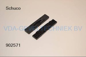 Schuco kiepsluitplaat 254810 zwart