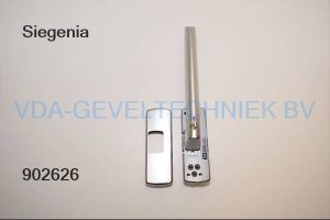 Siegenia PSK 200 greep/hendel schuifpui  Zilver/EV1 Rechts
