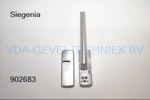 Siegenia PSK 200-Z hendel RECHTS Zilver/EV1. 296257 PHIL0031-524011