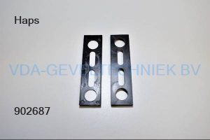Haps vulplaat scharnier zwart