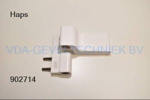 Haps scharnier 2-delig wit