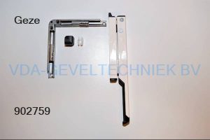 Geze hendel incl hoekoverbrenging t.b.v.