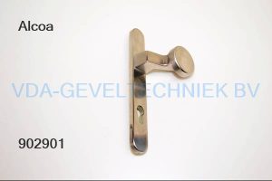 Alcoa Voordeurschild met Draaiknop duwer Niro