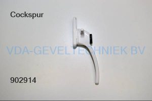 Cockspur Charisma raamkruk/raamgreep met knop
rechts