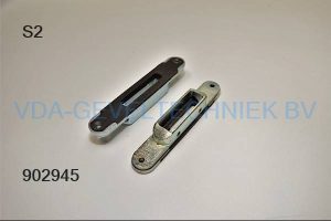 S2 ZWENKHAAKSLUITPLAAT MET KUNSTSTOF PLAAT