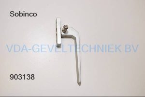 Metalchimex raamkruk/raamgreep rechts neushoogte 10mm