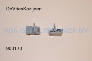 DVK kunststof klemblokje t.b.v. alu