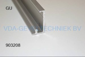 GU PSK looprail onderrail 43 mm hoog P1213 6700MM