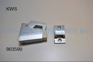 KWS deurstopper/deurvastzetter incl. sluitstuk 1062
aluminium