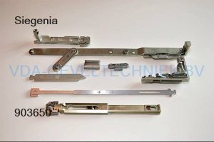 Siegenia alu BS Axxent DK-SET RECHTS MMBS0171 SI  (uitlopend artikel)