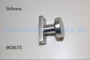 Schuco alu deurknop 66x30x10 h.o.h. 50mm