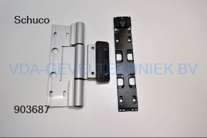 Schuco alu Rollen/klemscharnier R51 239590