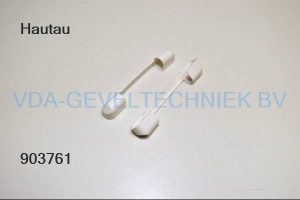 Hautau afdekkap schaarlager RAL9003