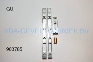 GU kantschuif set boven / onder  incl onderbus/ infrees bovensluitplaat K-13967-00-01 (Kantenriegel)
