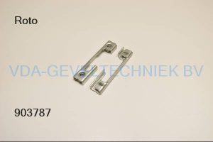 Roto veiligheidssluitplaat  staal rechts