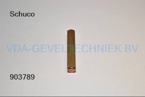 Schuco krukstift M10x60 MM