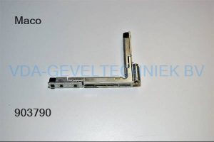 Maco onderscharnier / hoeklagerband verdekt rechts 215804
