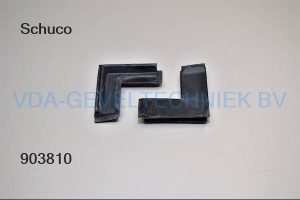 Schuco koppelstuk hoekrubber 224069-432-2