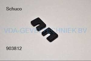 Schuco onderlegplaatje zwart 227533