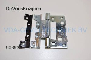 S2 / De Vries Kozijnen scharnier naar binnen draaiend 90x100 MM ster sneeuwvlok