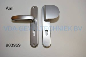 Ami deurkruk/duwer/deurgreep langschild Veiligheidsbeslag 250/50/1