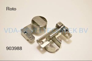 Roto onderscharnier (Ecklager) kozijndeel infrees 4/15-9 Rechts 342069