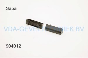 Sapa afwateringskapje zwart VS0104   (prijs per stuk, minimale afname 10 stuks)