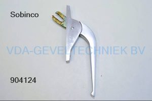 Sobinco  raamkruk/raamgreep met enkele  vork EV1  (klink) (hendel) (uitlopend artikel)