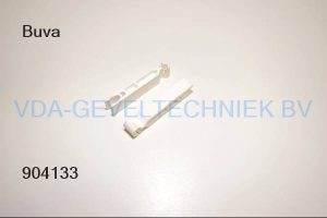 Buva hendel 77 mm wit ventilatie/rooster