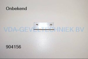 Aluminiumvulplaatje 50x20