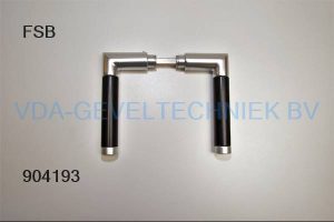 FSB deurkruk BU/BI alu/zwart 8