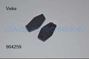 waterkapje Veka zwart 109 076 L39 H19 -30 (prijs per stuk, minimale afname 10 stuks)